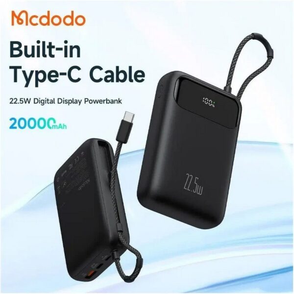 پاوربانک ظرفیت 20000 مک دودو مدل MCDODO MC-3720