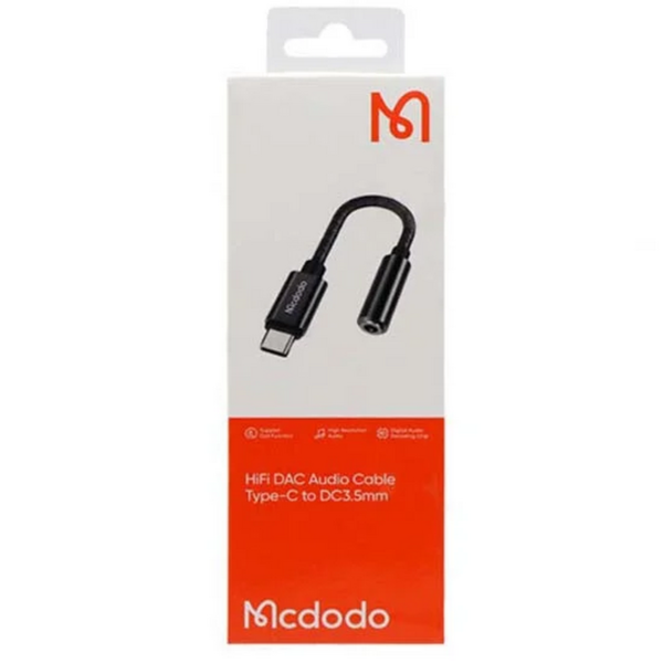 جک تبدیل تایپ سی به جک 3.5 میلیمتری AUX مک دودو مدل MCDODO CA-7560