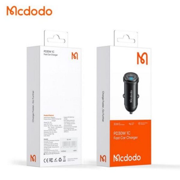 شارژر فندکی 30 وات مک دودو مدل Mcdodo CC-7491