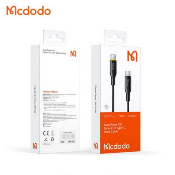 کابل شارژ تایپ سی به تایپ سی مک دودو مدل MCDODO CA-3460