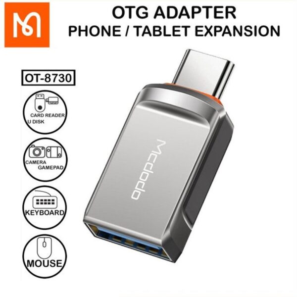 تبدیل OTG تایپ سی به USB مک دودو مدل MCDODO OT-8730