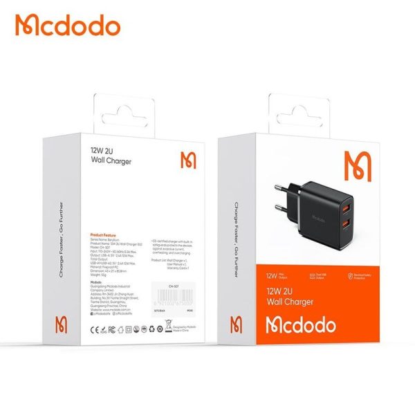 شارژر دیواری مک دودو Mcdodo CH-5070 توان 12 وات