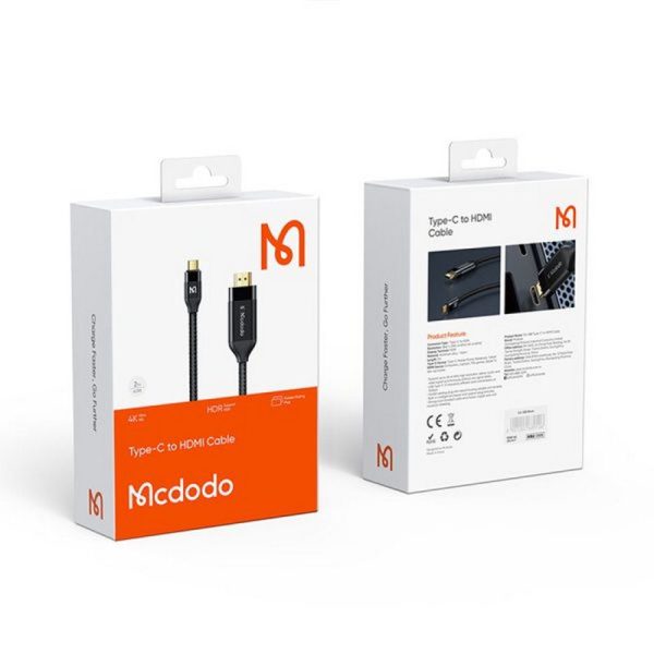 کابل تبدیل انتقال تصویر تايپ سی به HDMI مک دودو مدل CA-5880