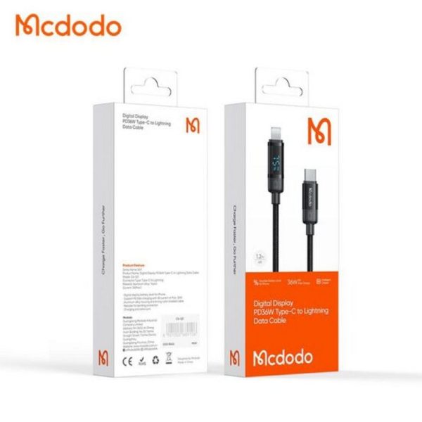 کابل شارژ USB-C به لایتنینگ دیجیتالی مکدودو مدل CA-5210