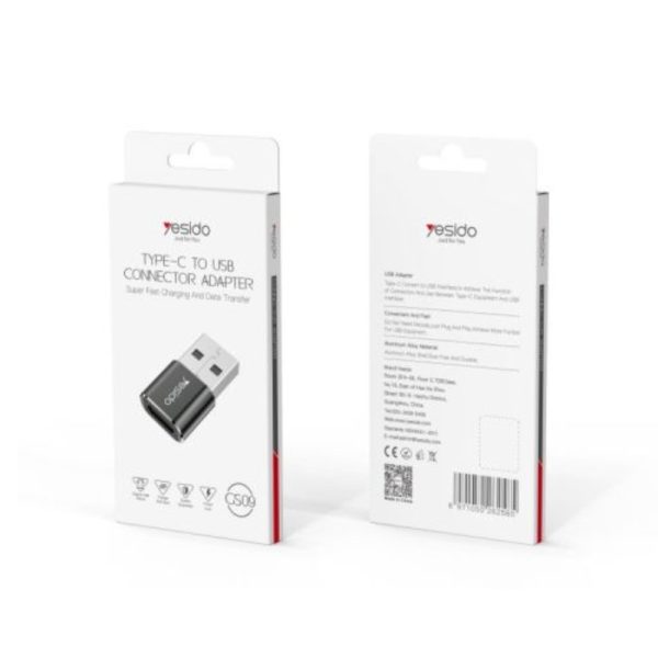 مبدل USB-C به USB یسیدو مدل GS09