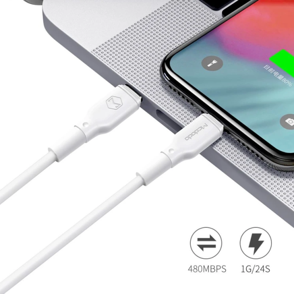 کابل تبدیل USB-C به لایتنینگ مک دودو مدل CA-7290
