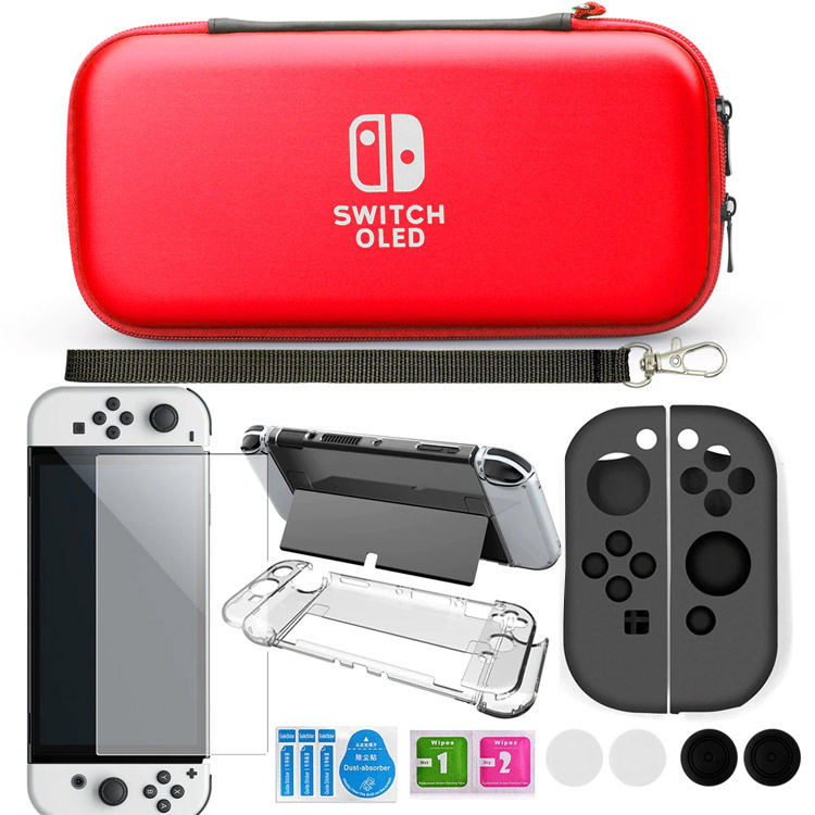 کیس محافظ چند منظوره VGBUS-مخصوص Nintendo Switch OLED – قرمز