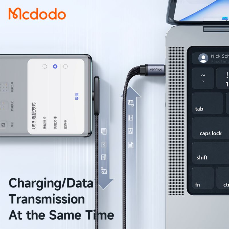کابل شارژ USB-C مک دودو مدل CA-3361 طول 1.8 متر